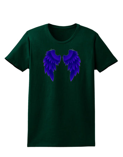 Epic Dark Angel Wings Design Womens Dark T-Shirt-Womens T-Shirt-TooLoud-Forest-Green-Small-Davson Sales