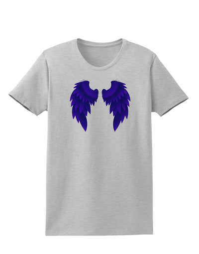 Epic Dark Angel Wings Design Womens T-Shirt-Womens T-Shirt-TooLoud-AshGray-X-Small-Davson Sales