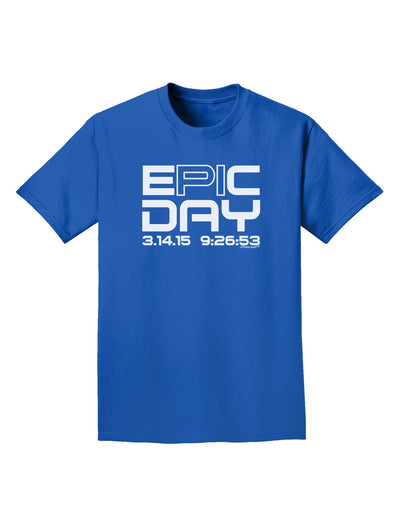 Epic Pi Day Text Design Adult Dark T-Shirt by TooLoud-Mens T-Shirt-TooLoud-Royal-Blue-Small-Davson Sales