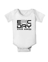 Epic Pi Day Text Design Baby Romper Bodysuit by TooLoud-Baby Romper-TooLoud-White-06-Months-Davson Sales