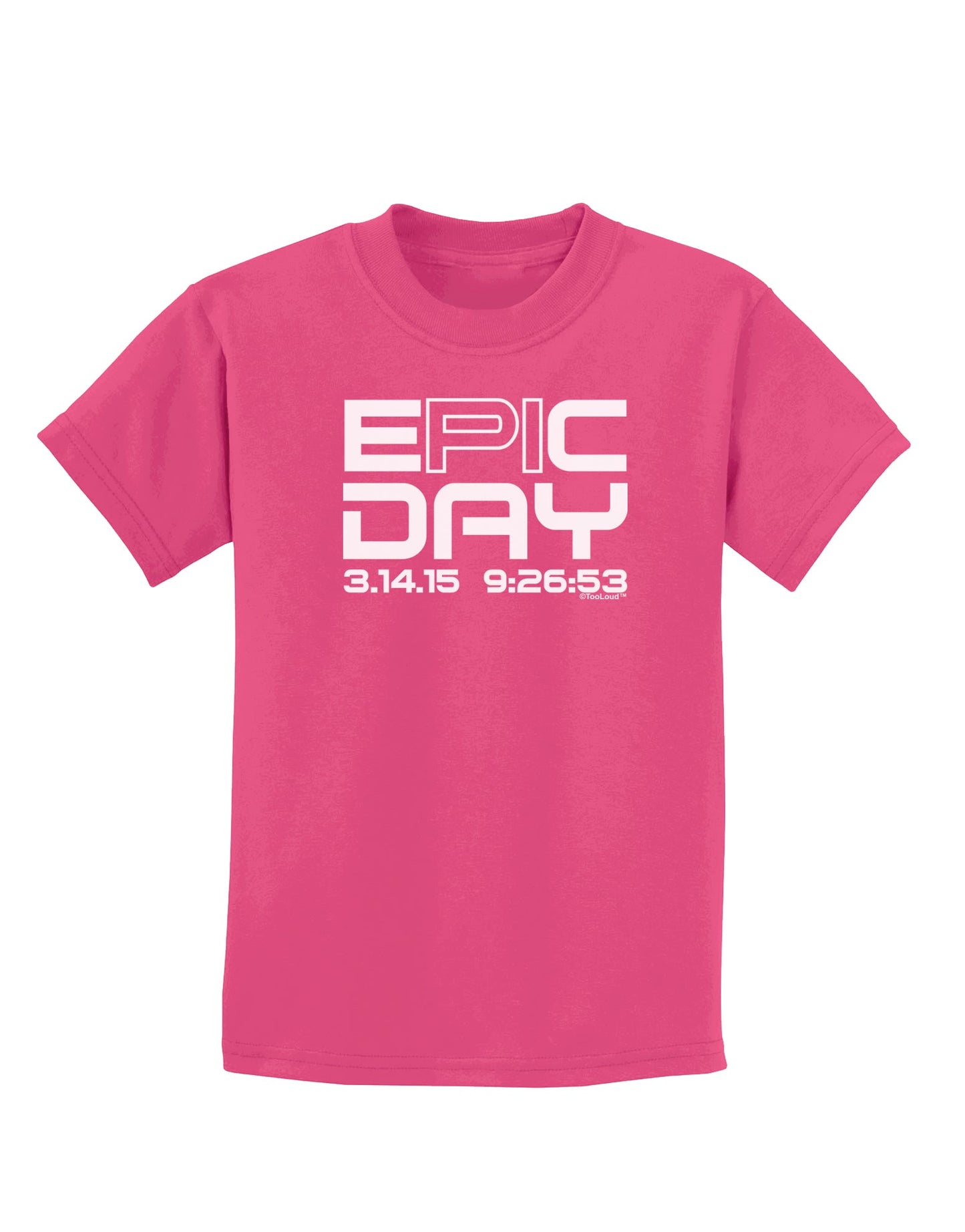 Epic Pi Day Text Design Childrens Dark T-Shirt by TooLoud-Childrens T-Shirt-TooLoud-Sangria-X-Small-Davson Sales