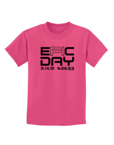 Epic Pi Day Text Design Childrens T-Shirt by TooLoud-Childrens T-Shirt-TooLoud-Sangria-X-Small-Davson Sales