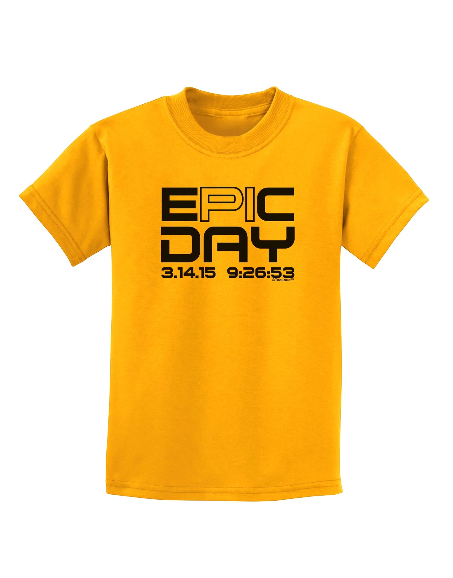 Epic Pi Day Text Design Childrens T-Shirt by TooLoud-Childrens T-Shirt-TooLoud-Gold-X-Small-Davson Sales