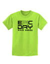 Epic Pi Day Text Design Childrens T-Shirt by TooLoud-Childrens T-Shirt-TooLoud-Lime-Green-X-Small-Davson Sales