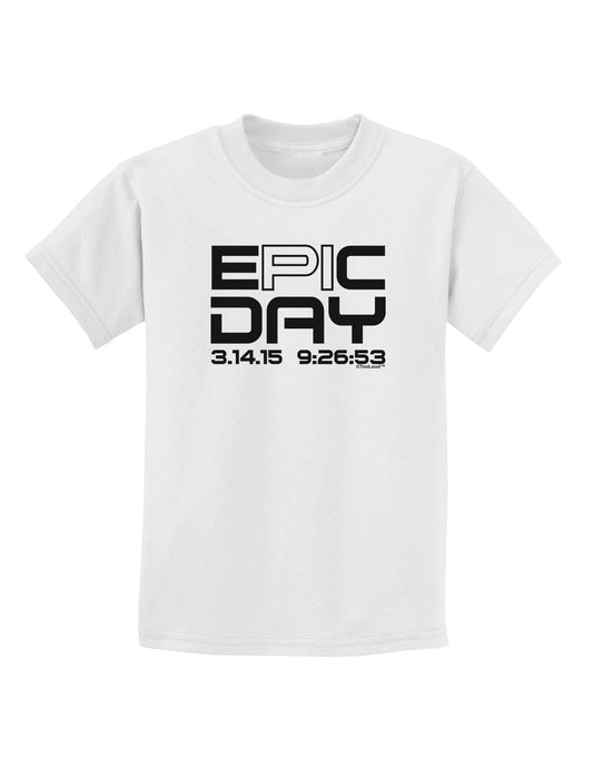 Epic Pi Day Text Design Childrens T-Shirt by TooLoud-Childrens T-Shirt-TooLoud-White-X-Small-Davson Sales