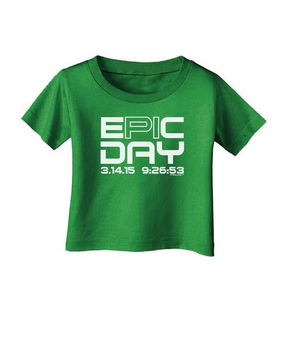 Epic Pi Day Text Design Infant T-Shirt Dark by TooLoud-Infant T-Shirt-TooLoud-Clover-Green-06-Months-Davson Sales