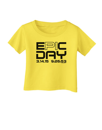 Epic Pi Day Text Design Infant T-Shirt by TooLoud-Infant T-Shirt-TooLoud-Yellow-06-Months-Davson Sales