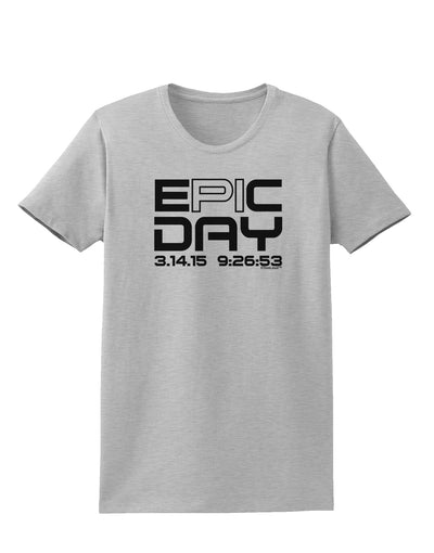 Epic Pi Day Text Design Womens T-Shirt by TooLoud-Womens T-Shirt-TooLoud-AshGray-X-Small-Davson Sales