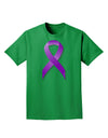 Epilepsy Awareness Ribbon - Purple Adult Dark T-Shirt-Mens T-Shirt-TooLoud-Kelly-Green-Small-Davson Sales