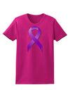 Epilepsy Awareness Ribbon - Purple Womens Dark T-Shirt-TooLoud-Hot-Pink-Small-Davson Sales