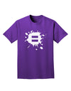 Equal Paint Splatter Adult Dark T-Shirt by TooLoud-Mens T-Shirt-TooLoud-Purple-Small-Davson Sales