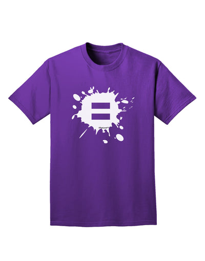 Equal Paint Splatter Adult Dark T-Shirt by TooLoud-Mens T-Shirt-TooLoud-Purple-Small-Davson Sales