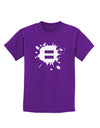 Equal Paint Splatter Childrens Dark T-Shirt by TooLoud-Childrens T-Shirt-TooLoud-Purple-X-Small-Davson Sales