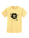 Equal Paint Splatter Childrens T-Shirt by TooLoud-Childrens T-Shirt-TooLoud-Daffodil-Yellow-X-Small-Davson Sales