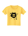 Equal Paint Splatter Toddler T-Shirt by TooLoud-Toddler T-Shirt-TooLoud-Yellow-2T-Davson Sales