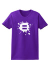 Equal Paint Splatter Womens Dark T-Shirt by TooLoud-Womens T-Shirt-TooLoud-Purple-X-Small-Davson Sales