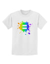 Equal Rainbow Paint Splatter Childrens T-Shirt by TooLoud-Childrens T-Shirt-TooLoud-White-X-Small-Davson Sales