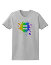 Equal Rainbow Paint Splatter Womens T-Shirt by TooLoud-Womens T-Shirt-TooLoud-AshGray-X-Small-Davson Sales