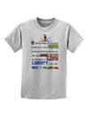 Equality Life Liberty Pursuit of Happiness Childrens T-Shirt-Childrens T-Shirt-TooLoud-AshGray-X-Small-Davson Sales