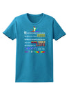 Equality Life Liberty Pursuit of Happiness Womens Dark T-Shirt-TooLoud-Turquoise-X-Small-Davson Sales