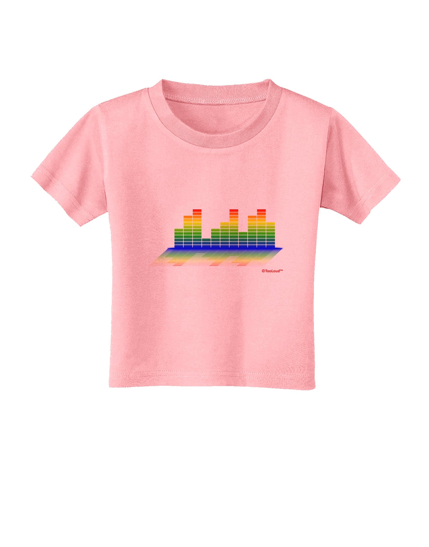 Equalizer Bars Design Toddler T-Shirt by TooLoud-Toddler T-Shirt-TooLoud-Candy-Pink-2T-Davson Sales
