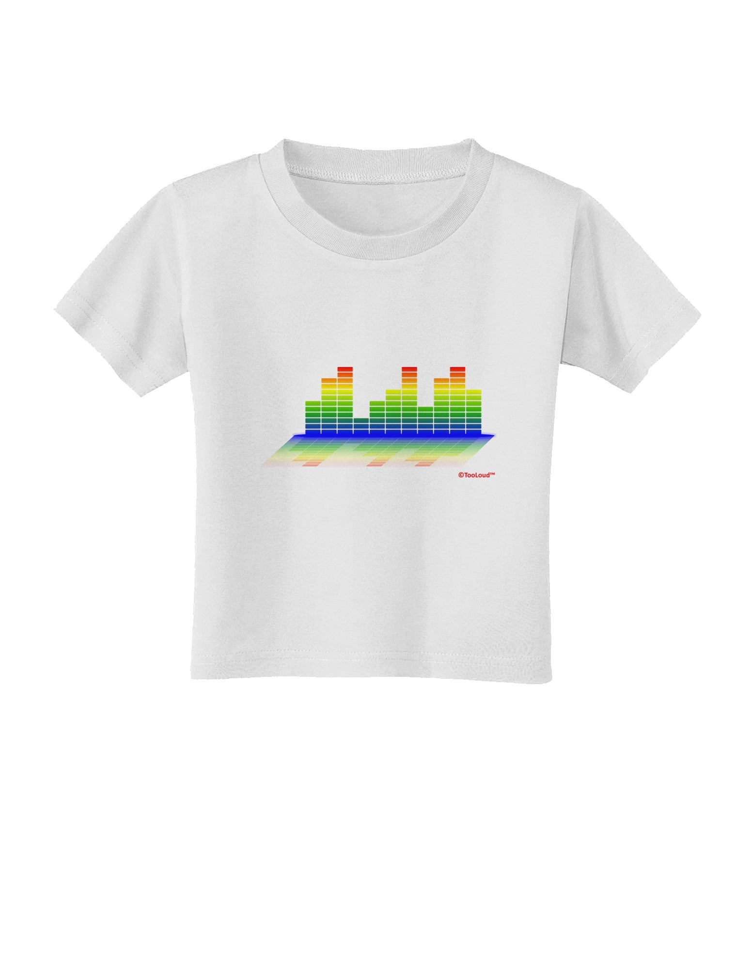 Equalizer Bars Design Toddler T-Shirt by TooLoud-Toddler T-Shirt-TooLoud-White-2T-Davson Sales
