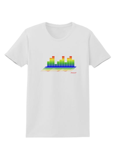 Equalizer Bars Design Womens T-Shirt by TooLoud-Womens T-Shirt-TooLoud-White-X-Small-Davson Sales