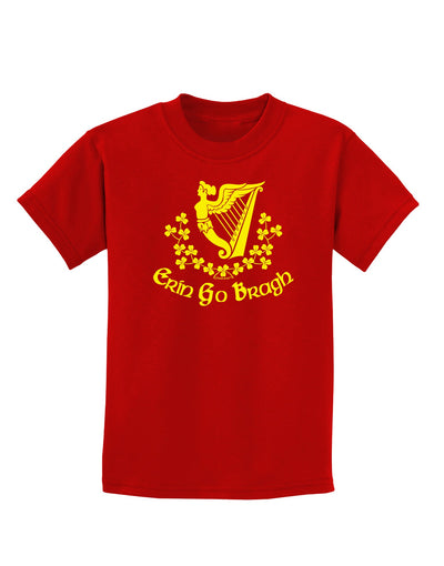 Erin Go Bragh Ireland Forever Childrens Dark T-Shirt-Childrens T-Shirt-TooLoud-Red-X-Small-Davson Sales