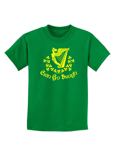 Erin Go Bragh Ireland Forever Childrens Dark T-Shirt-Childrens T-Shirt-TooLoud-Kelly-Green-X-Small-Davson Sales