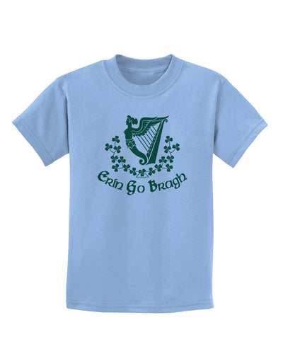 Erin Go Bragh Ireland Forever Childrens T-Shirt-Childrens T-Shirt-TooLoud-Light-Blue-X-Small-Davson Sales