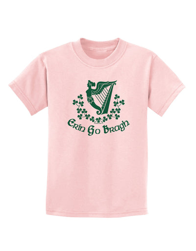 Erin Go Bragh Ireland Forever Childrens T-Shirt-Childrens T-Shirt-TooLoud-PalePink-X-Small-Davson Sales