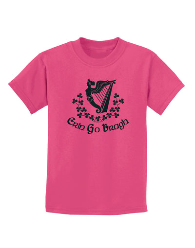 Erin Go Bragh Ireland Forever Childrens T-Shirt-Childrens T-Shirt-TooLoud-Sangria-X-Small-Davson Sales