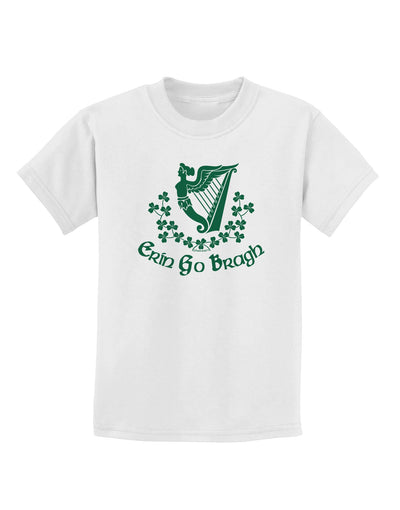 Erin Go Bragh Ireland Forever Childrens T-Shirt-Childrens T-Shirt-TooLoud-White-X-Small-Davson Sales