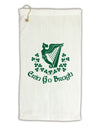 Erin Go Bragh Ireland Forever Micro Terry Gromet Golf Towel 16 x 25 inch-Golf Towel-TooLoud-White-Davson Sales