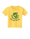 Erin Go Bragh Ireland Forever Toddler T-Shirt-Toddler T-Shirt-TooLoud-Yellow-2T-Davson Sales