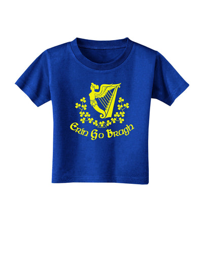 Erin Go Bragh Ireland Forever Toddler T-Shirt Dark-Toddler T-Shirt-TooLoud-Royal-Blue-2T-Davson Sales