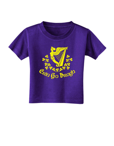 Erin Go Bragh Ireland Forever Toddler T-Shirt Dark-Toddler T-Shirt-TooLoud-Purple-2T-Davson Sales