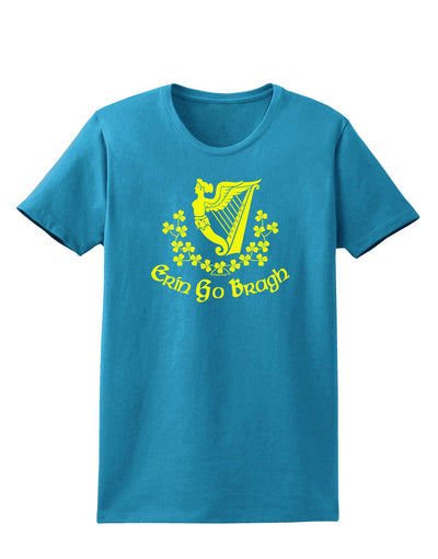 Erin Go Bragh Ireland Forever Womens Dark T-Shirt-TooLoud-Turquoise-X-Small-Davson Sales