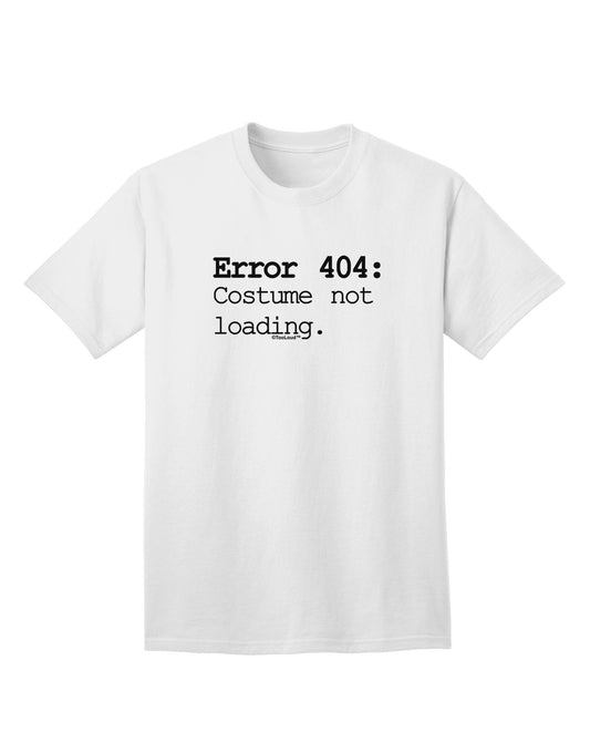 Error 404 Costume Adult T-Shirt-Mens T-Shirt-TooLoud-White-Small-Davson Sales