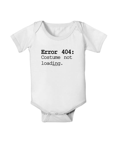 Error 404 Costume Baby Romper Bodysuit-Baby Romper-TooLoud-White-06-Months-Davson Sales