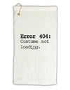 Error 404 Costume Distressed Micro Terry Gromet Golf Towel 11&#x22;x19-Golf Towel-TooLoud-White-Davson Sales