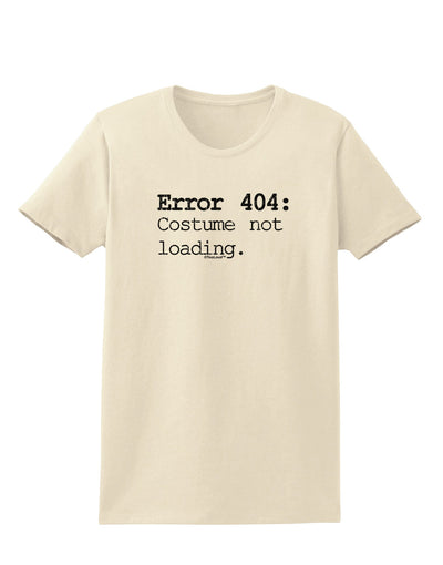 Error 404 Costume Distressed Womens T-Shirt-Womens T-Shirt-TooLoud-Natural-X-Small-Davson Sales