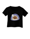 Escaping Turkey - Funny Thanksgiving Infant T-Shirt Dark-Infant T-Shirt-TooLoud-Black-06-Months-Davson Sales