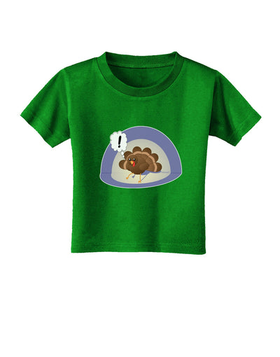 Escaping Turkey - Funny Thanksgiving Toddler T-Shirt Dark-Toddler T-Shirt-TooLoud-Royal-Blue-06-Months-Davson Sales