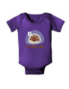 Escaping Turkey - Turkey Time Funny Baby Romper Bodysuit Dark-Baby Romper-TooLoud-Purple-06-Months-Davson Sales