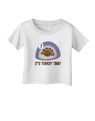 Escaping Turkey - Turkey Time Funny Infant T-Shirt-Infant T-Shirt-TooLoud-White-06-Months-Davson Sales