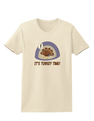 Escaping Turkey - Turkey Time Funny Womens T-Shirt-Womens T-Shirt-TooLoud-Natural-X-Small-Davson Sales