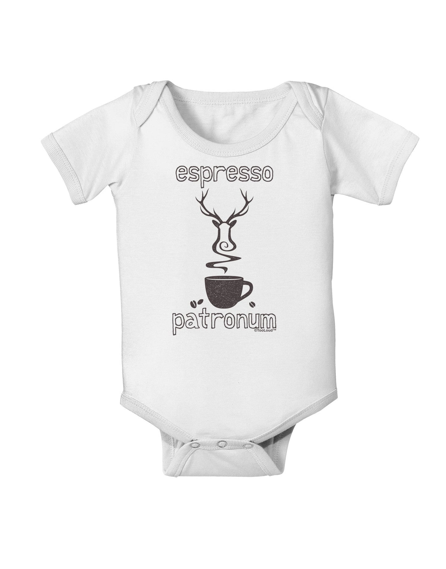 Espresso Patronum Baby Romper Bodysuit-Baby Romper-TooLoud-White-06-Months-Davson Sales