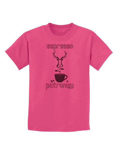 Espresso Patronum Childrens T-Shirt-Childrens T-Shirt-TooLoud-Sangria-X-Small-Davson Sales