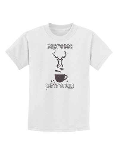 Espresso Patronum Childrens T-Shirt-Childrens T-Shirt-TooLoud-White-X-Small-Davson Sales